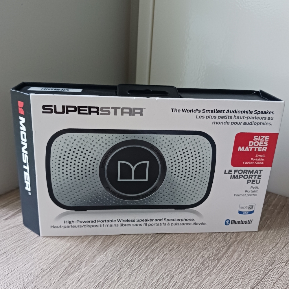 🌷 Monster Superstar Bluetooth Speaker